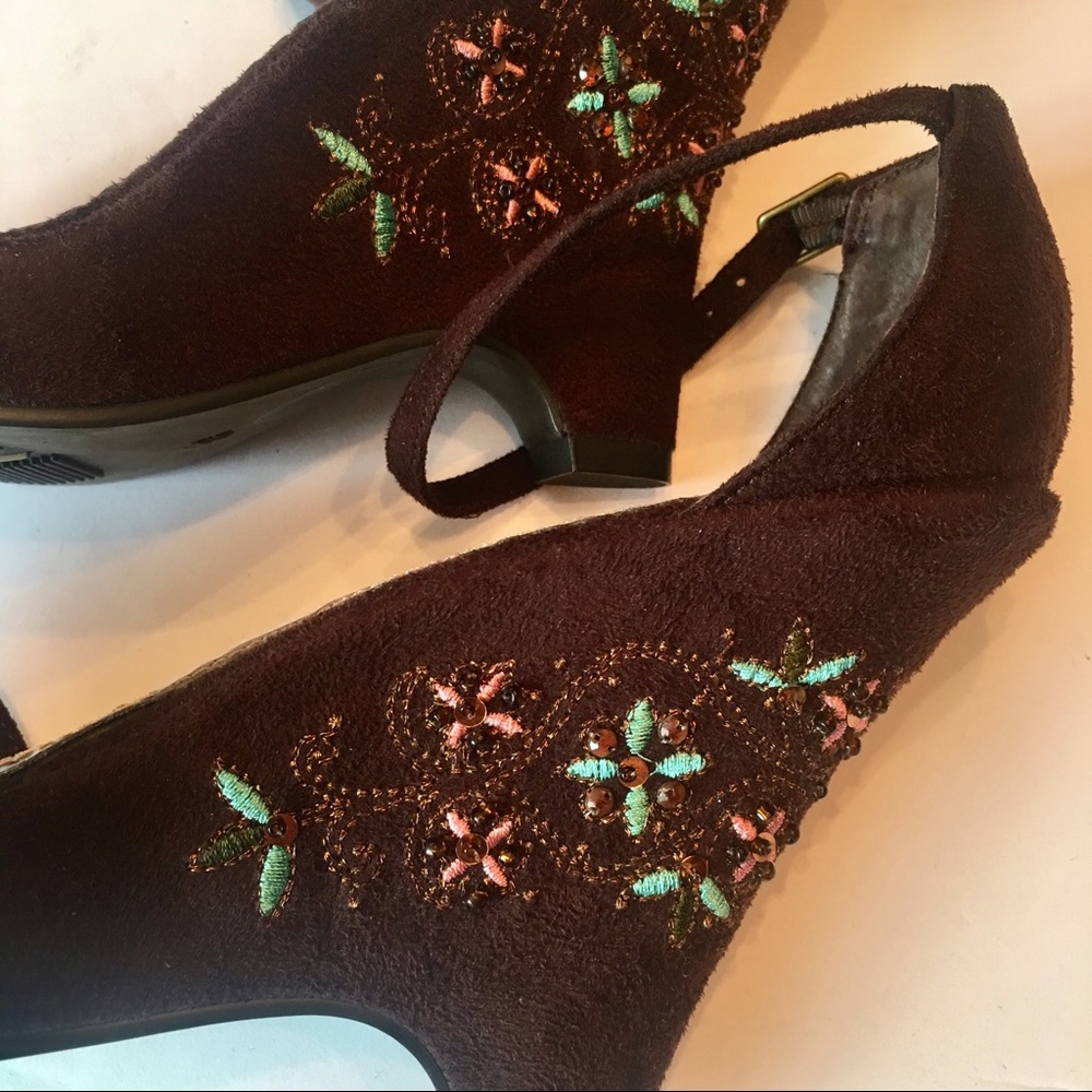 NWOT Seychelles Wicked Chocolate Wedges Size 8.5 - Picture 4 of 8